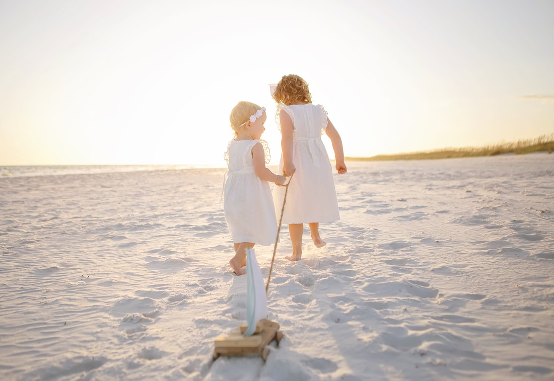 white beach dress for little girl. 30a family 