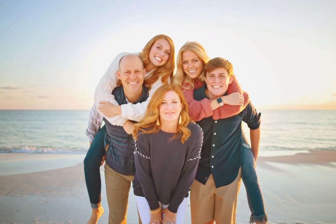 Family portrait on Grayton Beach by 30a Photographer